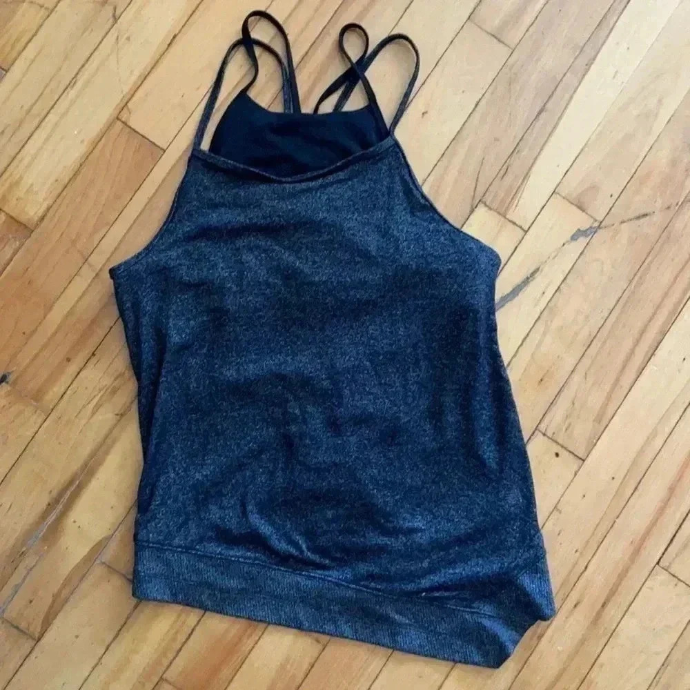 Lole sport top, with built in bra, asymmetric